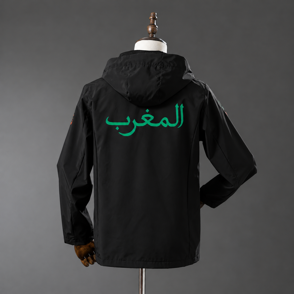 Veste Maroc Imperméable Noire