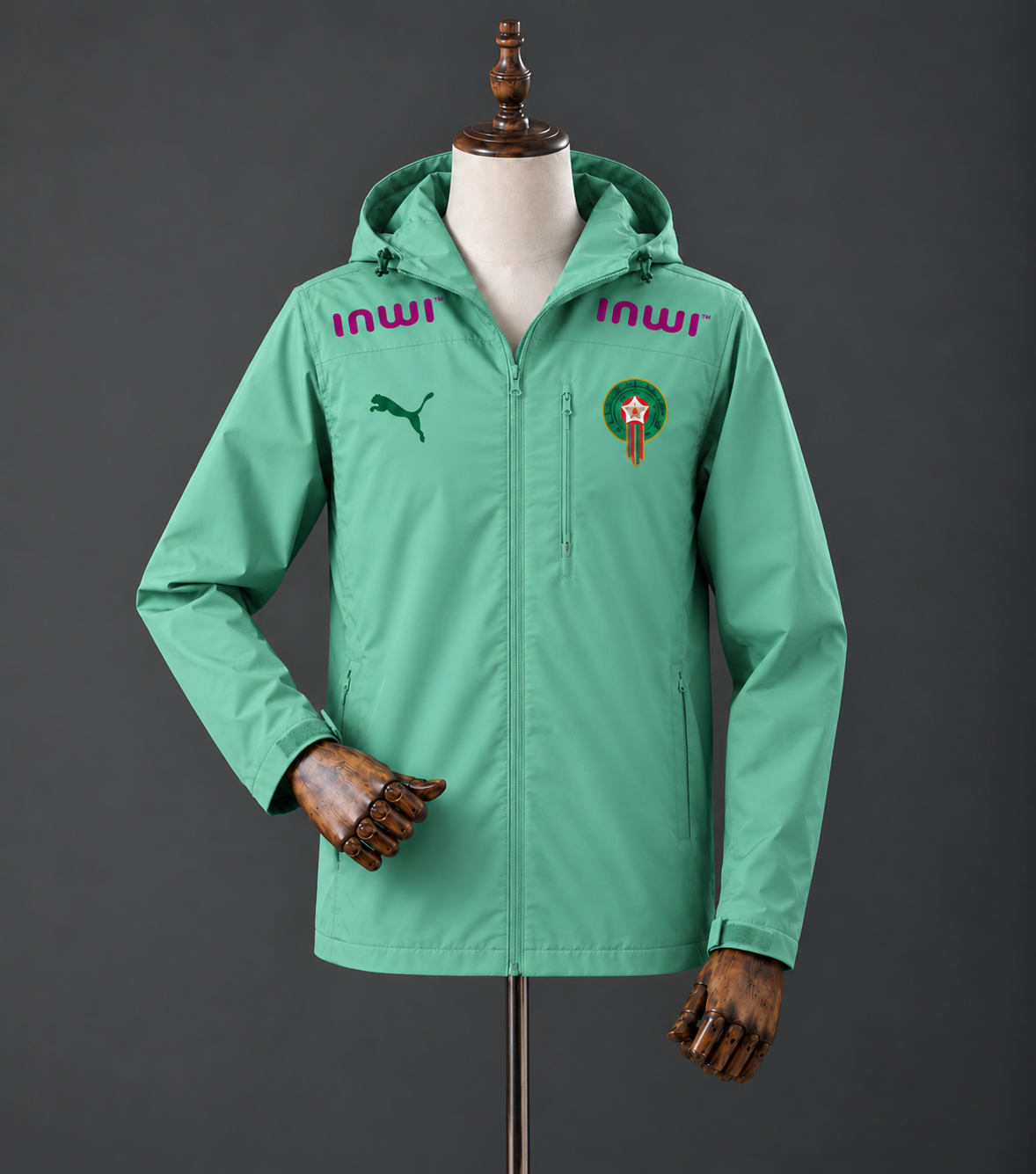 Veste Maroc Imperméable Vert